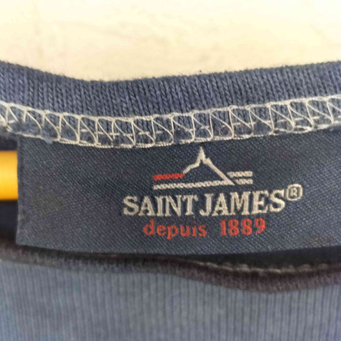 セントジェームス SAINT JAMES ボートネック ドロップショルダー カットソー メンズ US:44