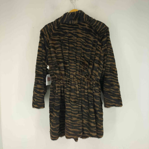 ケンゾーパリス KENZO PARIS レオパード柄 ファーコート レディース 11-85