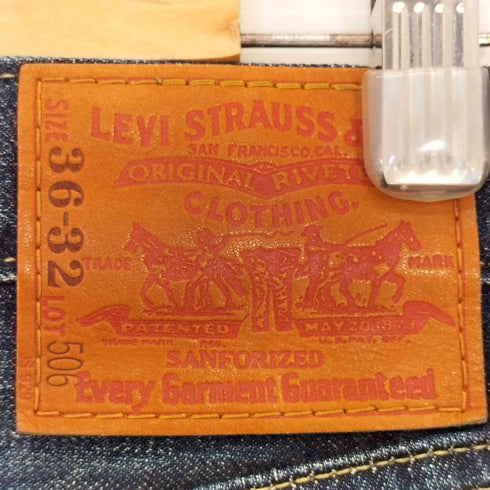 リーバイス Levis 506 ボタン裏V11 黒カン デニム メンズ 36-32