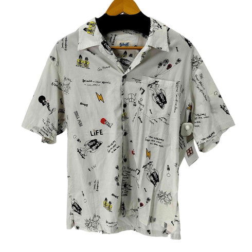 ショット Schott S/S 総柄アロハシャツ メンズ import:L