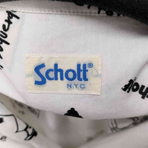 ショット Schott S/S 総柄アロハシャツ メンズ import:L