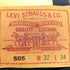 リーバイス Levis 505 ブラック デニム メンズ W32 L34