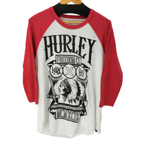 ハーレー Hurley フロントプリント L/S ラグランTシャツ メンズ import:L