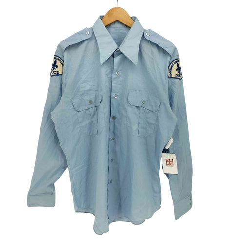 PERFECTION 70S QUEBEC POLICE ワッペン 襟芯 エポレット L/S ポリスシャツ メンズ 16 1/2