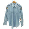 PERFECTION 70S QUEBEC POLICE ワッペン 襟芯 エポレット L/S ポリスシャツ メンズ 16 1/2
