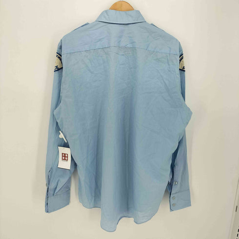 PERFECTION 70S QUEBEC POLICE ワッペン 襟芯 エポレット L/S ポリスシャツ メンズ 16 1/2