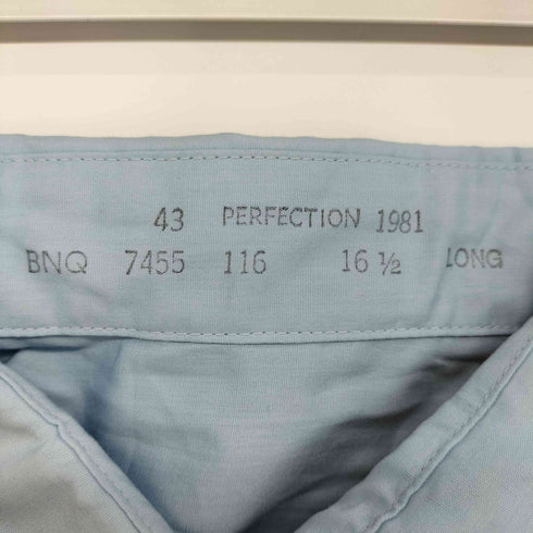 PERFECTION 70S QUEBEC POLICE ワッペン 襟芯 エポレット L/S ポリスシャツ メンズ 16 1/2
