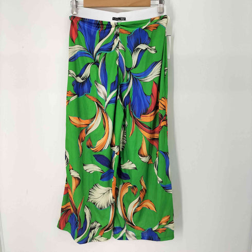 ザラ ZARA 花柄ワイドパンツ レディース JPN:M