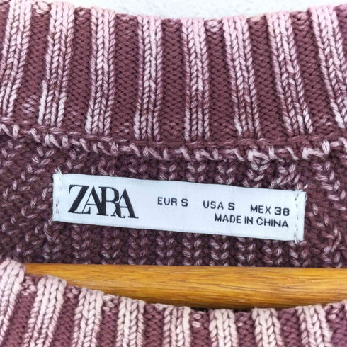 ザラ ZARA WASHED TEXTURED SWEATER メンズ import:S