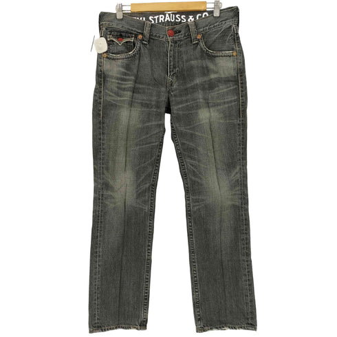 リーバイス Levis 502 ボタン裏V23刻印 ウエスタンポケット ブラック デニム メンズ W34 L32