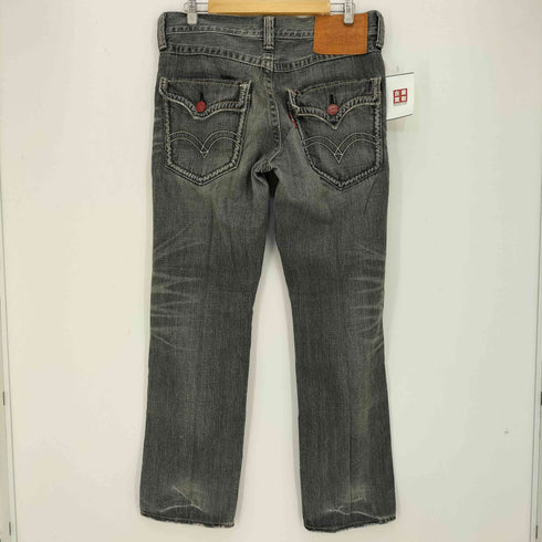 リーバイス Levis 502 ボタン裏V23刻印 ウエスタンポケット ブラック デニム メンズ W34 L32