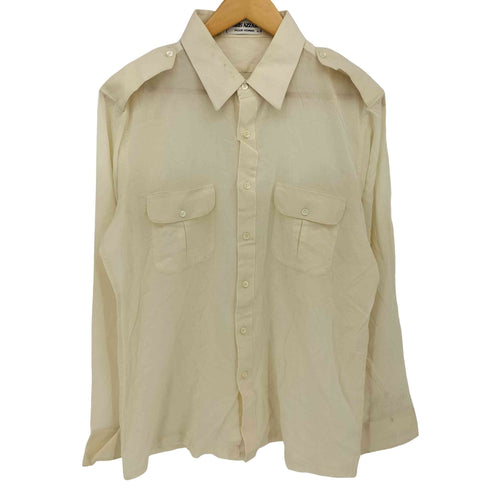 LORIS AZZARO POUR HOMME 60-70S 襟芯 エポレット L/S シャツ メンズ