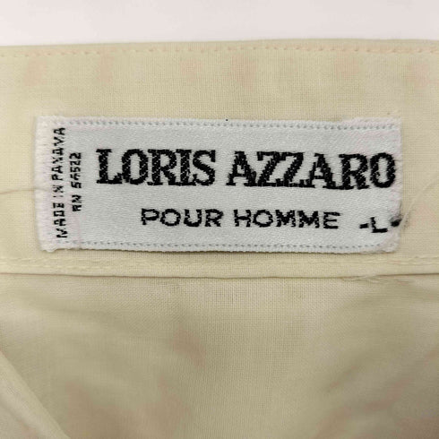 LORIS AZZARO POUR HOMME 60-70S 襟芯 エポレット L/S シャツ メンズ
