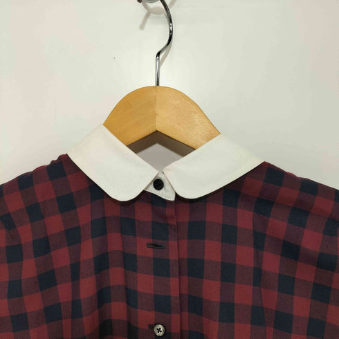 マッキントッシュフィロソフィー MACKINTOSH PHILOSOPHY チェック ノースリーブ ワンピース レディース FR:36