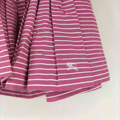 バーバリーブルーレーベル BURBERRY BLUE LABEL ボーダー ミニスカート レディース 38