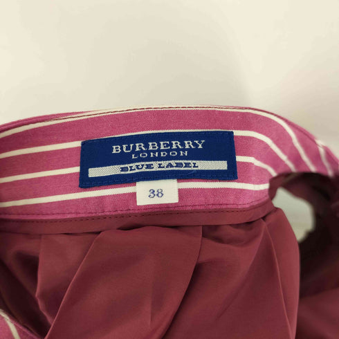 バーバリーブルーレーベル BURBERRY BLUE LABEL ボーダー ミニスカート レディース 38