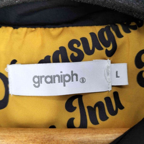 グラニフ graniph 両面刺繍コーチジャケット メンズ JPN:L