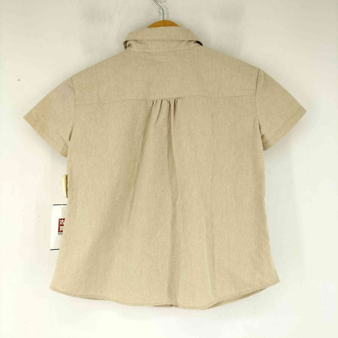 バーバリーロンドン BURBERRY LONDON ロゴ刺繍 S/S シャツ レディース 160A