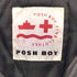 POSH BOY バスケットボタン ラグランカーコート カウレザーコート メンズ FREE