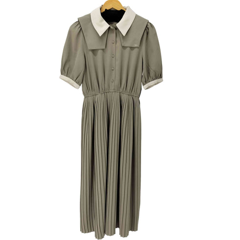 イデム IDEM S/S ダブルカラーワンピース レディース FREE