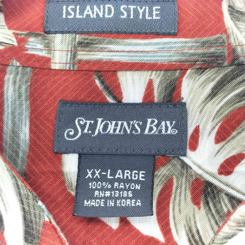 セントジョンズベイ STJOHNS BAY レーヨンシャツ 韓国製 メンズ JPN:XL