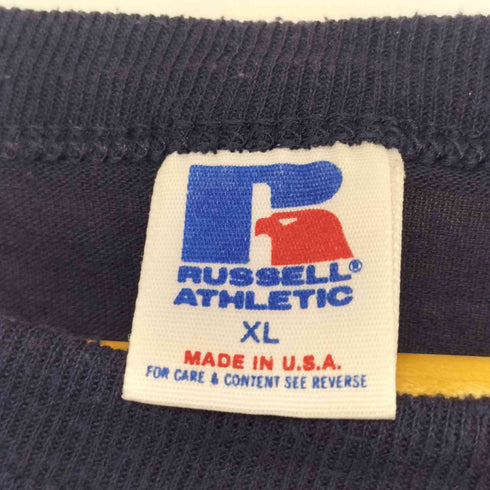ラッセルアスレチック RUSSELL ATHLETIC 90S USA製 両面プリント クルーネックTシャツ メンズ JPN:XL