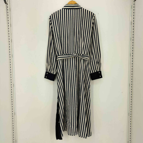 ザラ ZARA レーヨン混 ストライプ シャツワンピース レディース import:XL