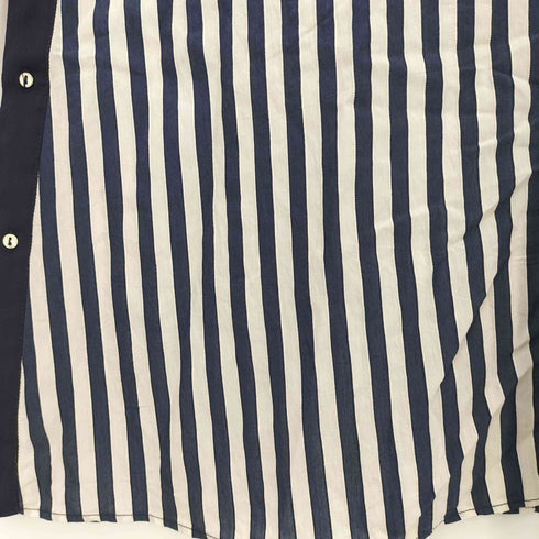 ザラ ZARA レーヨン混 ストライプ シャツワンピース レディース import:XL