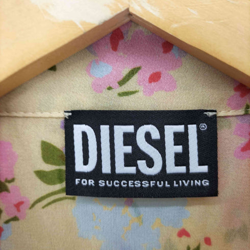 ディーゼル DIESEL 総柄シアーレースシャツ レディース import:M