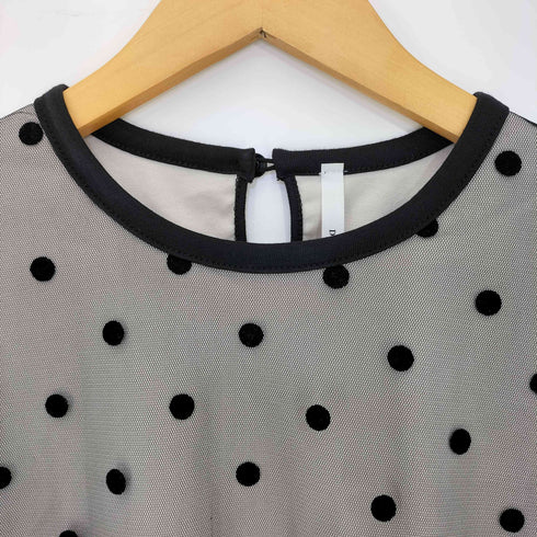 ディニテコリエ Dignite Collier ドット シアー レイヤード ブラウス レディース ONE SIZE