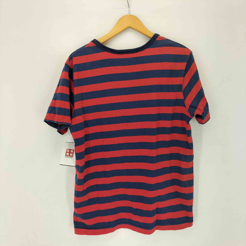 バーガスプラス BURGUS PLUS フロントポケット ボーダー S/S Tシャツ メンズ import:XL