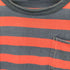 バーガスプラス BURGUS PLUS フロントポケット ボーダー S/S Tシャツ メンズ import:XL