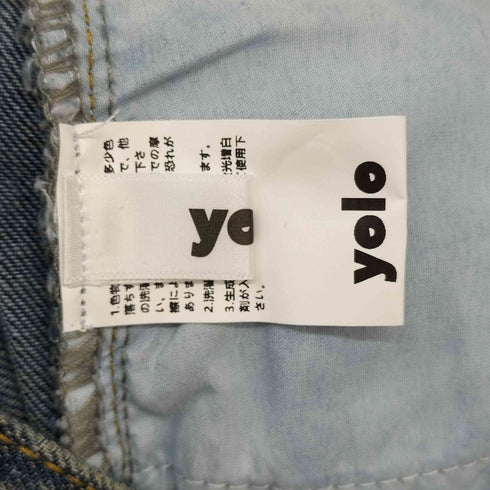 yolo ダメージ加工 フレアデニムパンツ メンズ