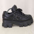 プラダ PRADA MONOLITH SNEAKER モノリス レザー スニーカー レディース EUR:39
