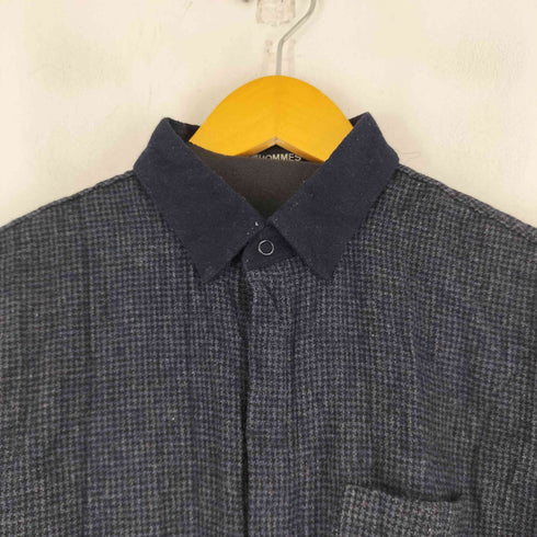 ゴーサンゴーイチプールオム 5351 POUR LES HOMMES ウール混 L/S シャツ メンズ 2