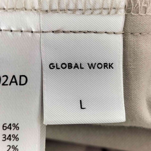 グローバルワーク GLOBAL WORK ウツクシルエット ワイドパンツ レディース JPN:L