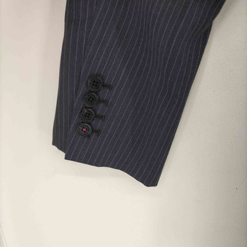 バーバリーブラックレーベル BURBERRY BLACK LABEL ストライプテーラードジャケット メンズ