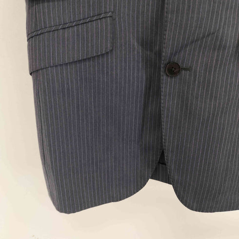 バーバリーブラックレーベル BURBERRY BLACK LABEL ストライプテーラードジャケット メンズ
