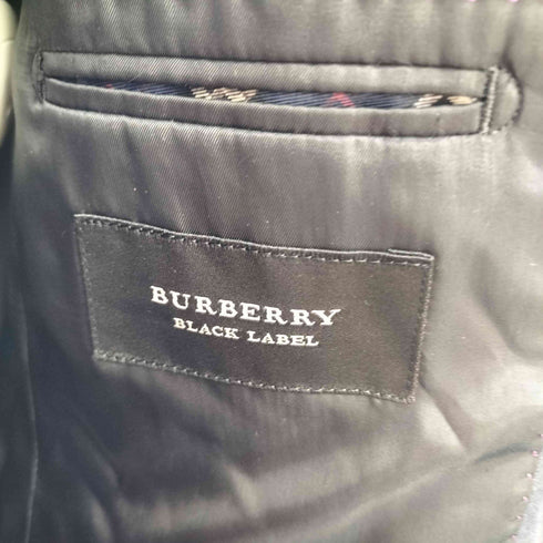 バーバリーブラックレーベル BURBERRY BLACK LABEL ストライプテーラードジャケット メンズ