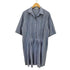 BOUTIQUE ANNA CAPRI Vintage フロント ピンタック シャツワンピース レディース