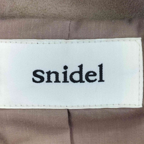 スナイデル snidel スエードレザー ジャケット レディース 0