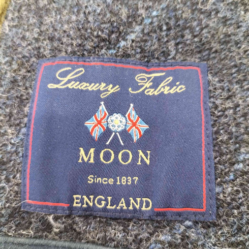 MOON フロントロゴワッペン チェック手袋 メンズ