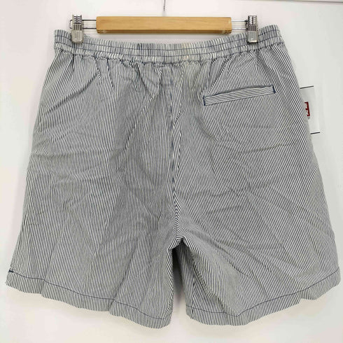 ナイキ NIKE 90S 白タグ ワンポイントロゴ ストライプ イージー ショーツ ハーフパンツ メンズ import:M