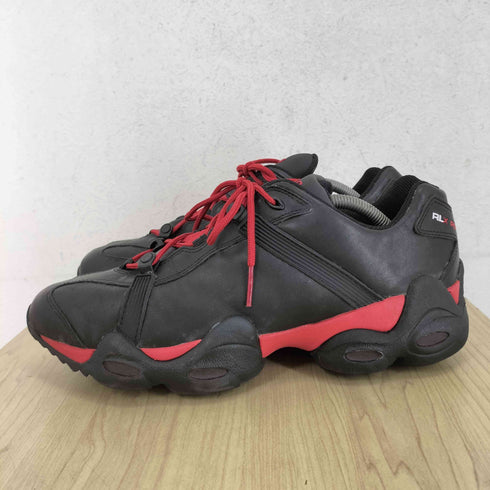 ポロスポーツ POLO SPORT RLX 90s レースアップ レザーローカットスニーカー メンズ 28cm