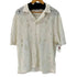 ザラ ZARA S/S レースデザインオープンカラーシャツ メンズ import:XL