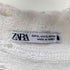 ザラ ZARA S/S レースデザインオープンカラーシャツ メンズ import:XL