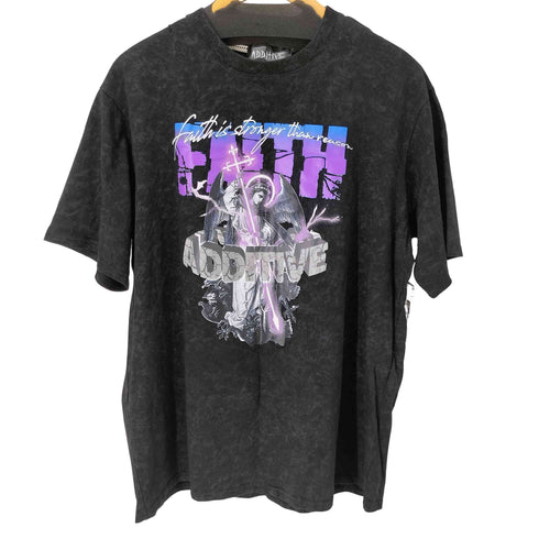 ADDITIVE S/S プリントデザインTシャツ メンズ import:XL