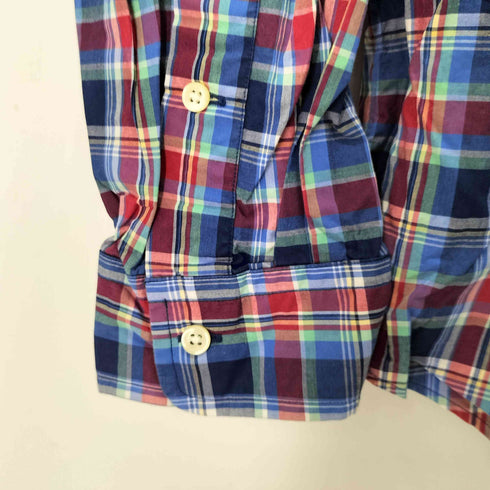 ラルフローレン RALPH LAUREN スモールポニー刺繍 BD L/S チェックシャツ メンズ import:L