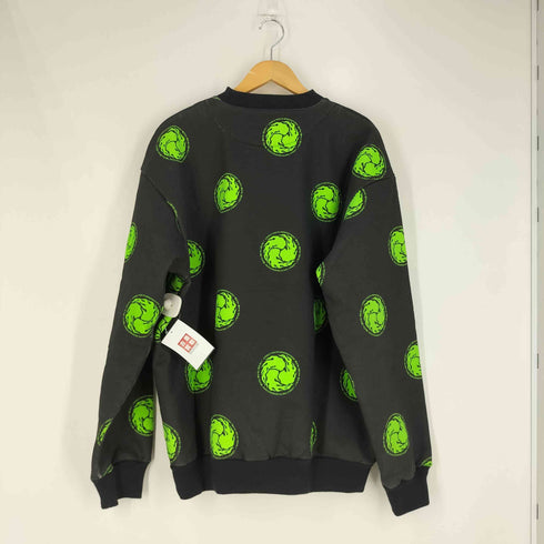 ロンリー LONELY 論理 ファイヤーパターン クルーネックスウェット メンズ JPN:XL