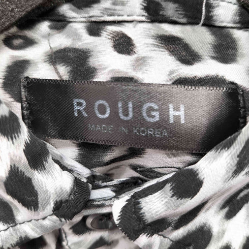 ROUGH S/S レオパード柄シャツ メンズ